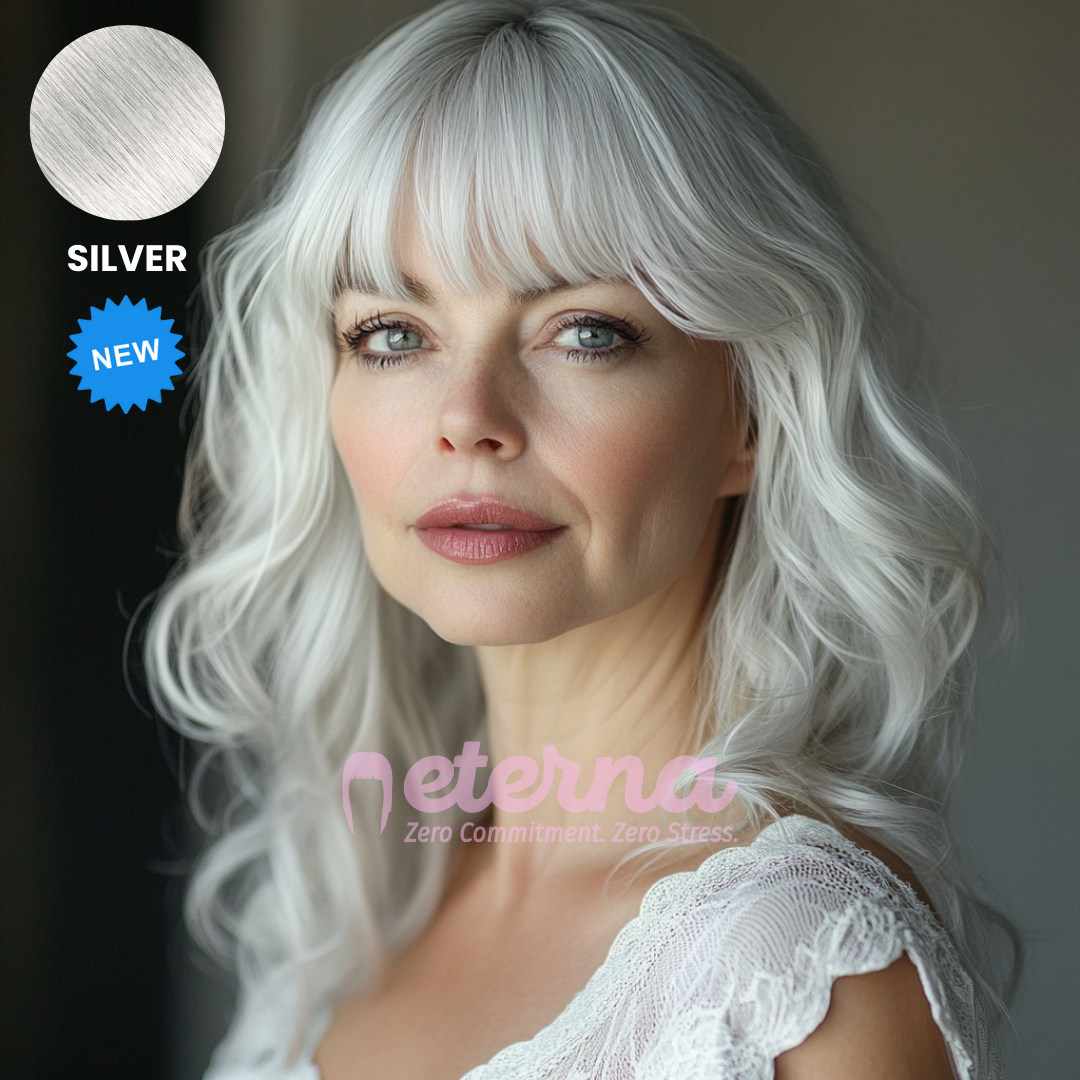 Eterna Clip-On Bangs (100% Real Hair)