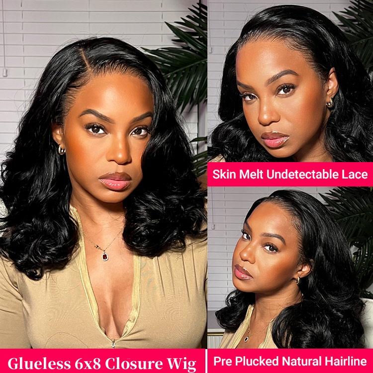 Eterna Body Wave Wig – 6x8 Lace, Side Part, Glueless