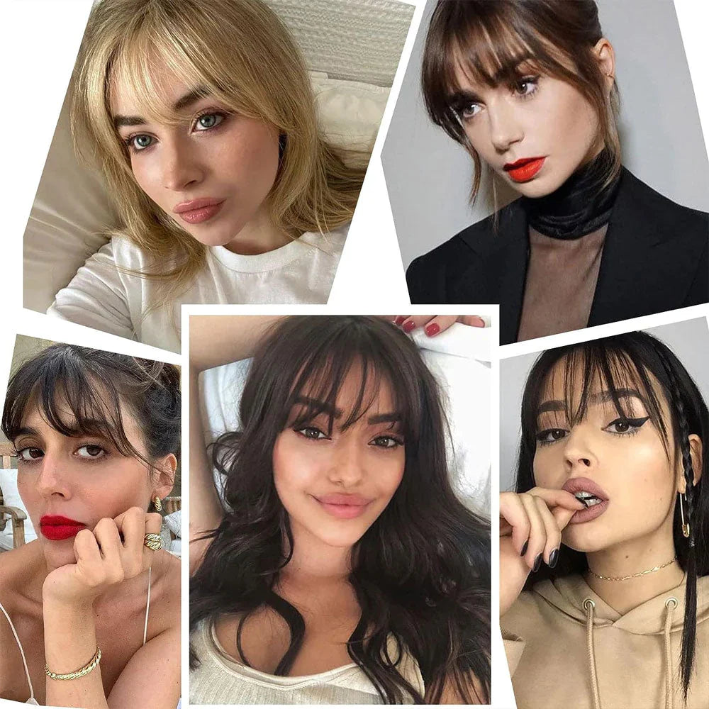 Eterna Clip-On Bangs (100% Real Hair)