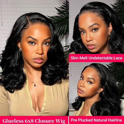 Eterna Body Wave Wig – 6x8 Lace, Side Part, Glueless