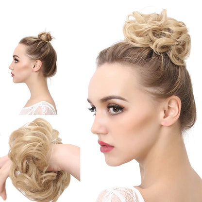 Hair Bun Scrunchy Extension (100% Human Hair)