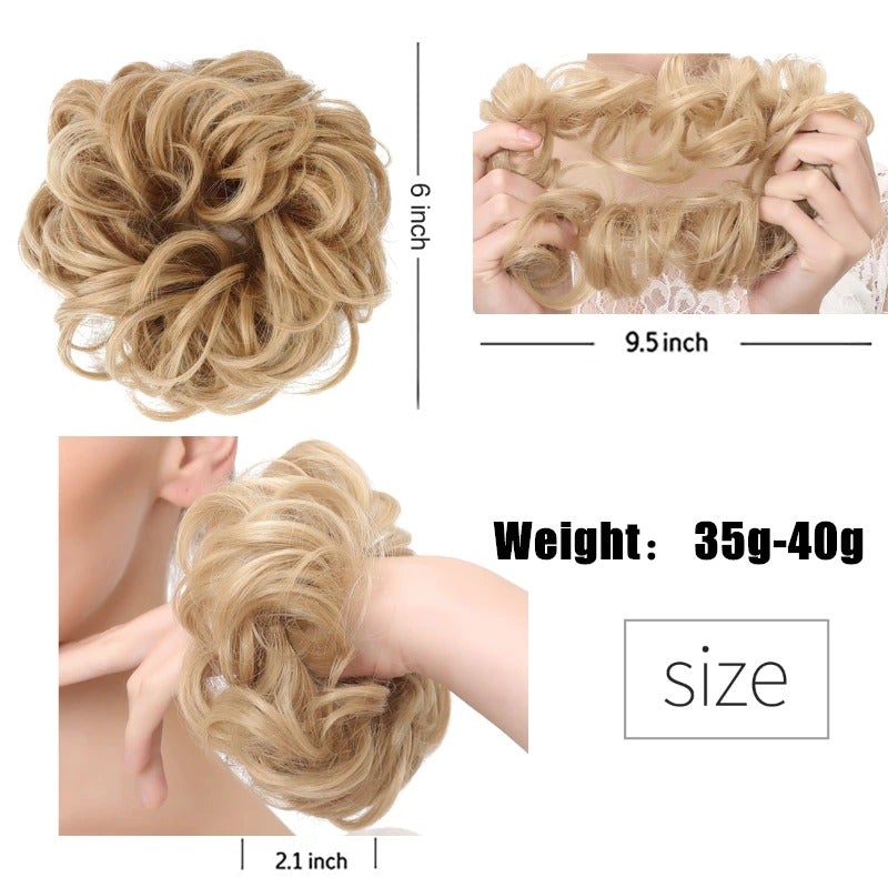 Hair Bun Scrunchy Extension (100% Human Hair)