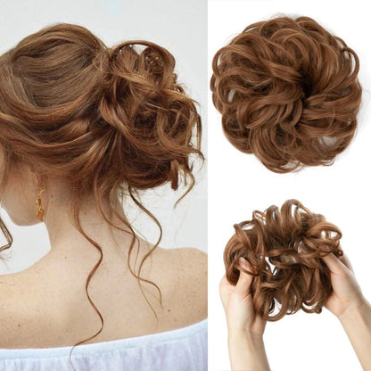 Hair Bun Scrunchy Extension (100% Human Hair)