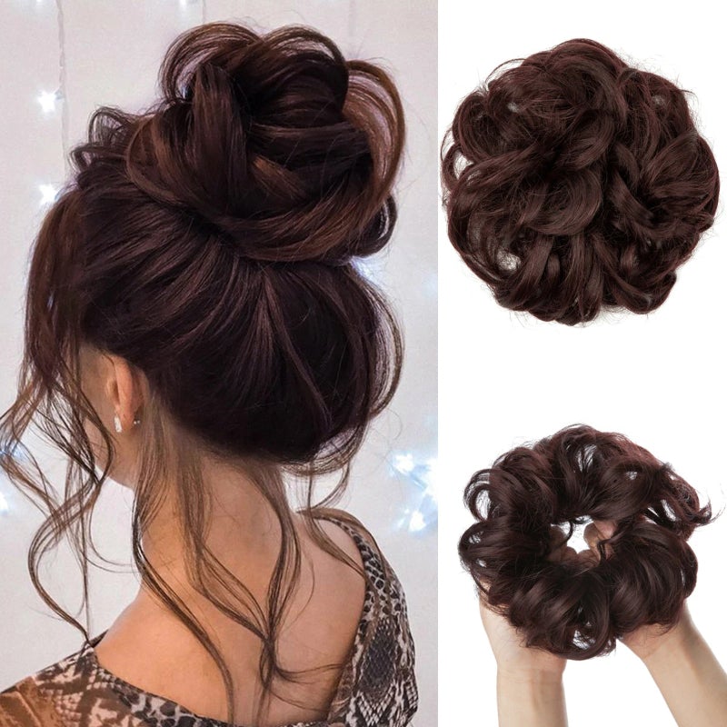 Hair Bun Scrunchy Extension (100% Human Hair)