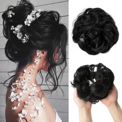 Hair Bun Scrunchy Extension (100% Human Hair)