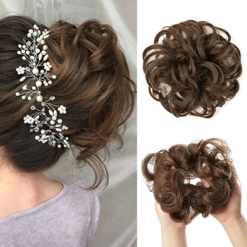 Hair Bun Scrunchy Extension (100% Human Hair)