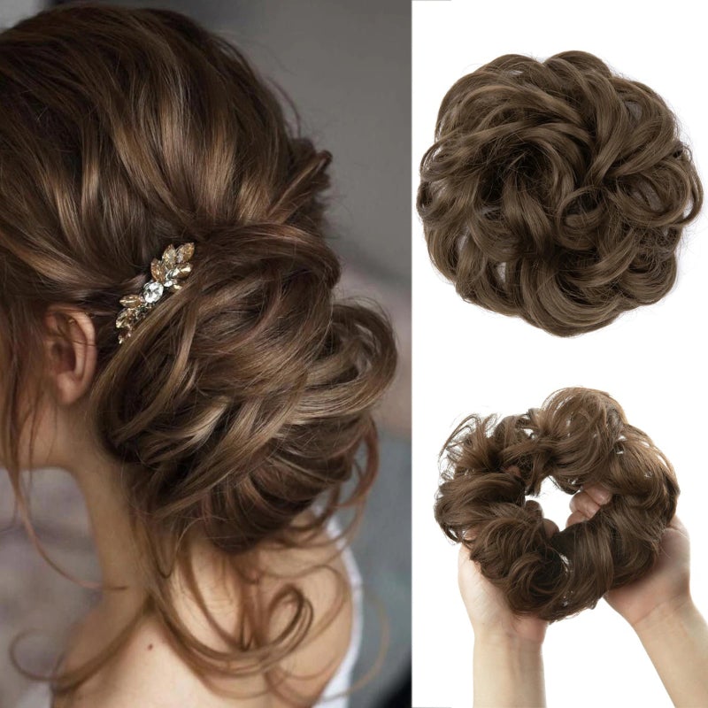 Hair Bun Scrunchy Extension (100% Human Hair)