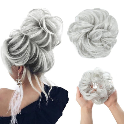 Hair Bun Scrunchy Extension (100% Human Hair)